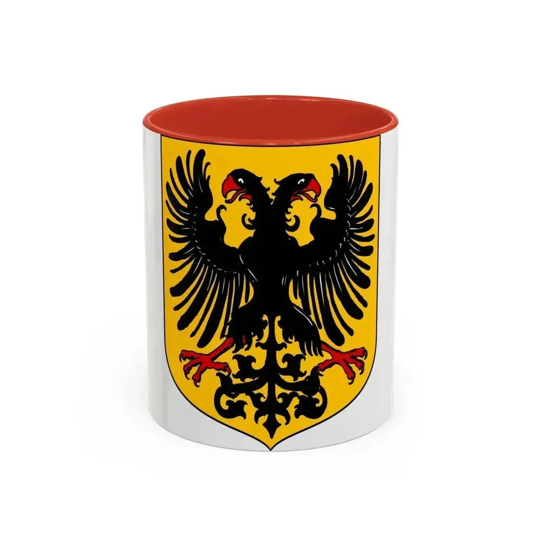 Arms of the German Confederation - Accent Coffee Mug 11oz Red - Go Mug Yourself