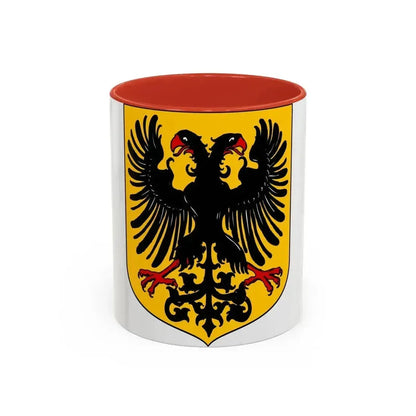 Arms of the German Confederation - Accent Coffee Mug 11oz Red - Go Mug Yourself