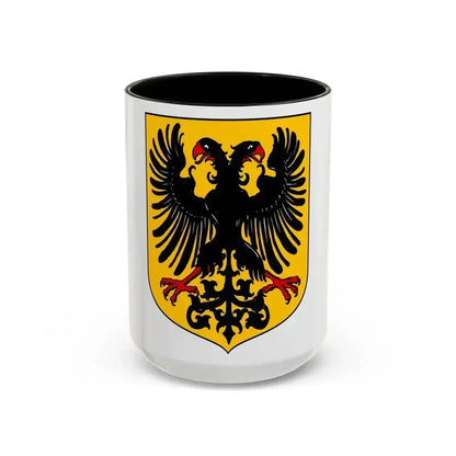 Arms of the German Confederation - Accent Coffee Mug 15oz Black - Go Mug Yourself