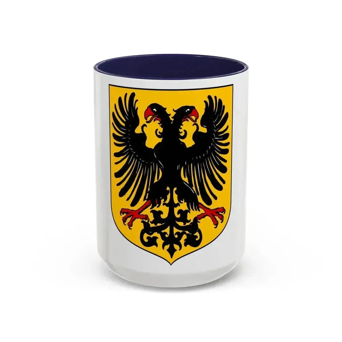 Arms of the German Confederation - Accent Coffee Mug 15oz Navy - Go Mug Yourself