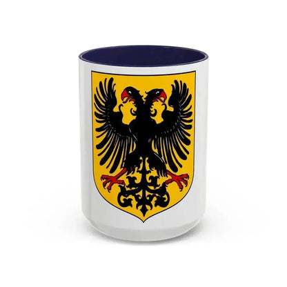Arms of the German Confederation - Accent Coffee Mug 15oz Navy - Go Mug Yourself