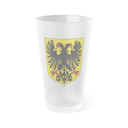 Arms of the German Confederation - Frosted Pint Glass 16oz-16oz-Frosted-Go Mug Yourself