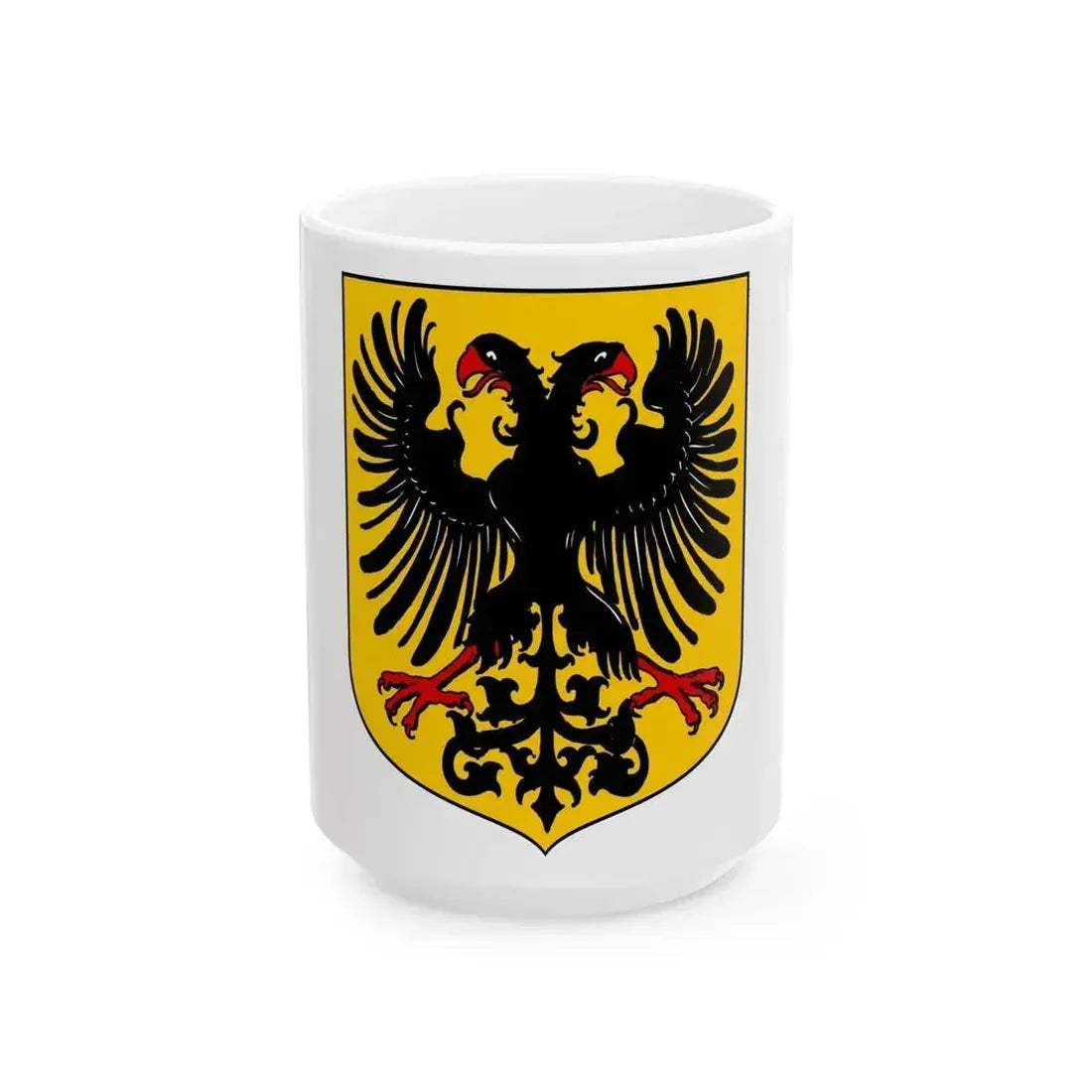 Arms of the German Confederation - White Coffee Mug 15oz - Go Mug Yourself
