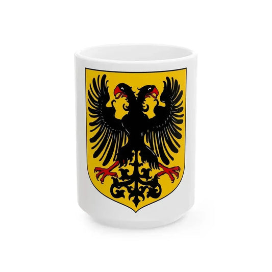 Arms of the German Confederation - White Coffee Mug 15oz - Go Mug Yourself