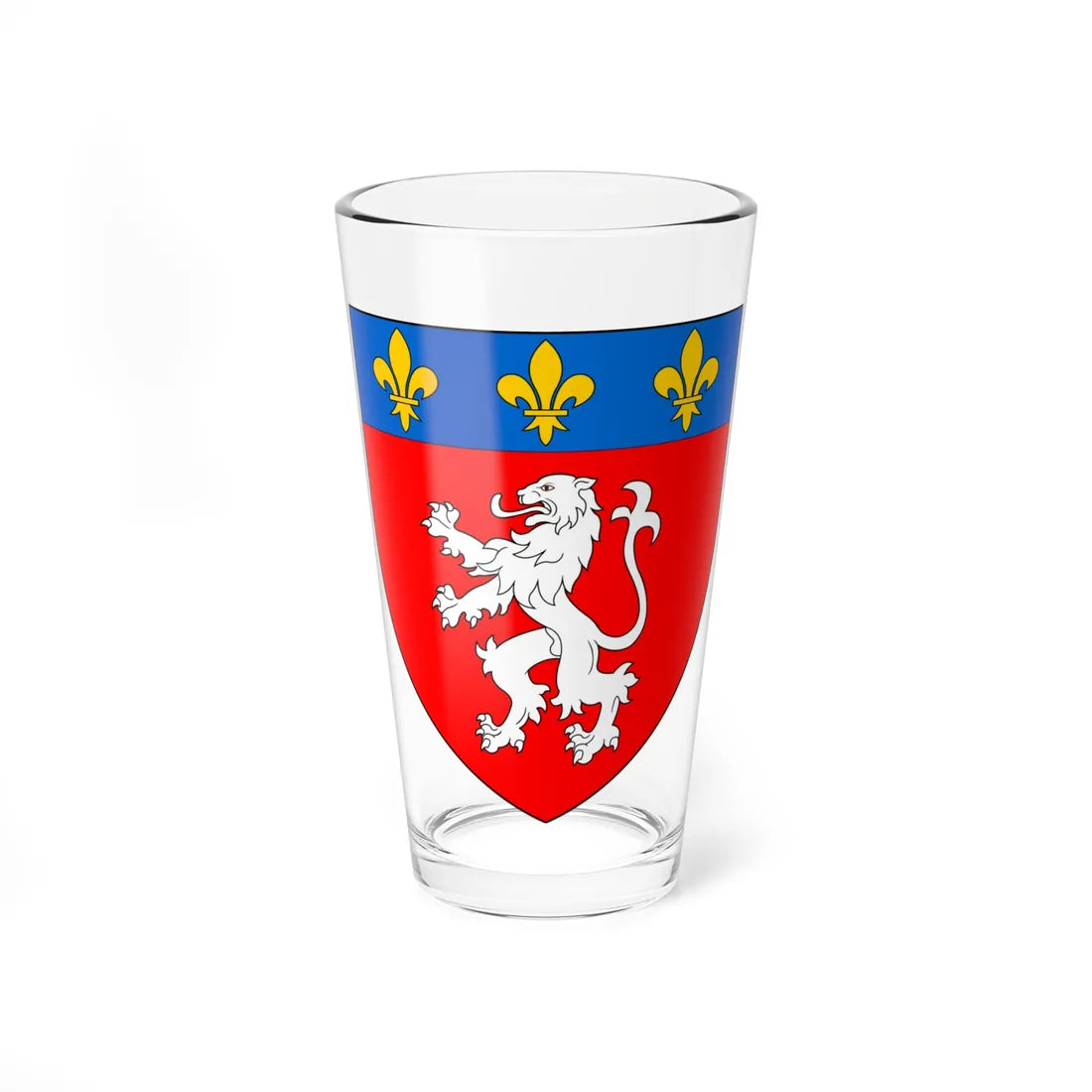 Arms of the Giacomelli family - variation 01 (Italy) (Coat of Arms) Pint Glass 16oz 16oz - Go Mug Yourself