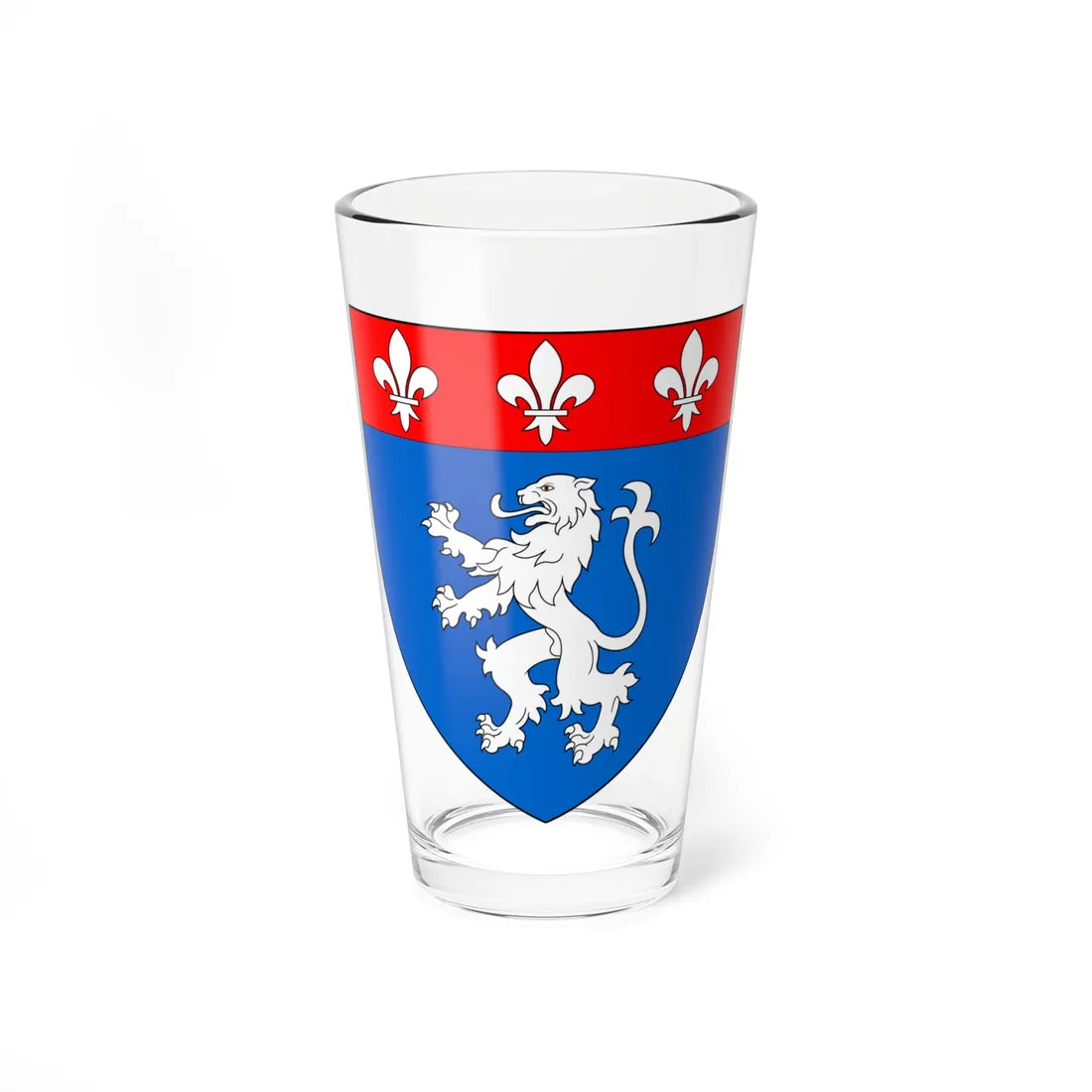 Arms of the Giacomelli family - variation 02 (Italy) (Coat of Arms) Pint Glass 16oz 16oz - Go Mug Yourself