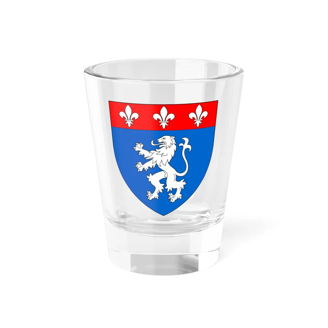Arms of the Giacomelli family - variation 02 (Italy) (Coat of Arms) Shot Glass 1.5oz 1.5oz - Go Mug Yourself