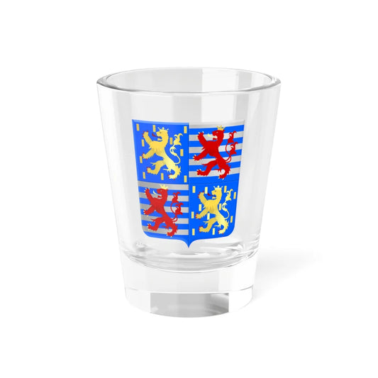Arms of the Grand Dukes of Luxembourg prior to 2000 (Luxembourg) (Coat of Arms) Shot Glass 1.5oz 1.5oz - Go Mug Yourself
