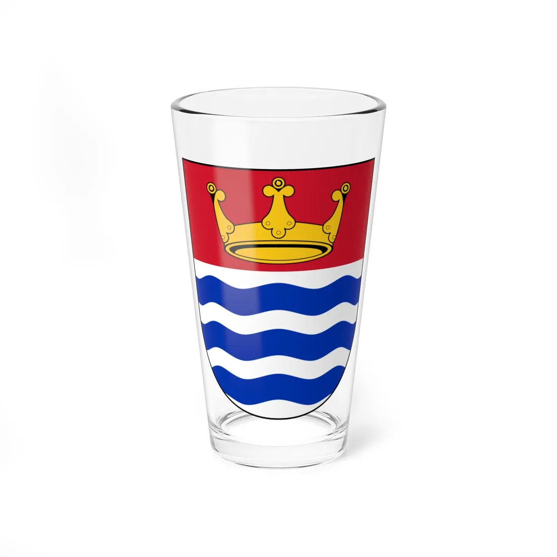 Arms of the Greater London Council (England) (Coat of Arms) Pint Glass 16oz 16oz - Go Mug Yourself
