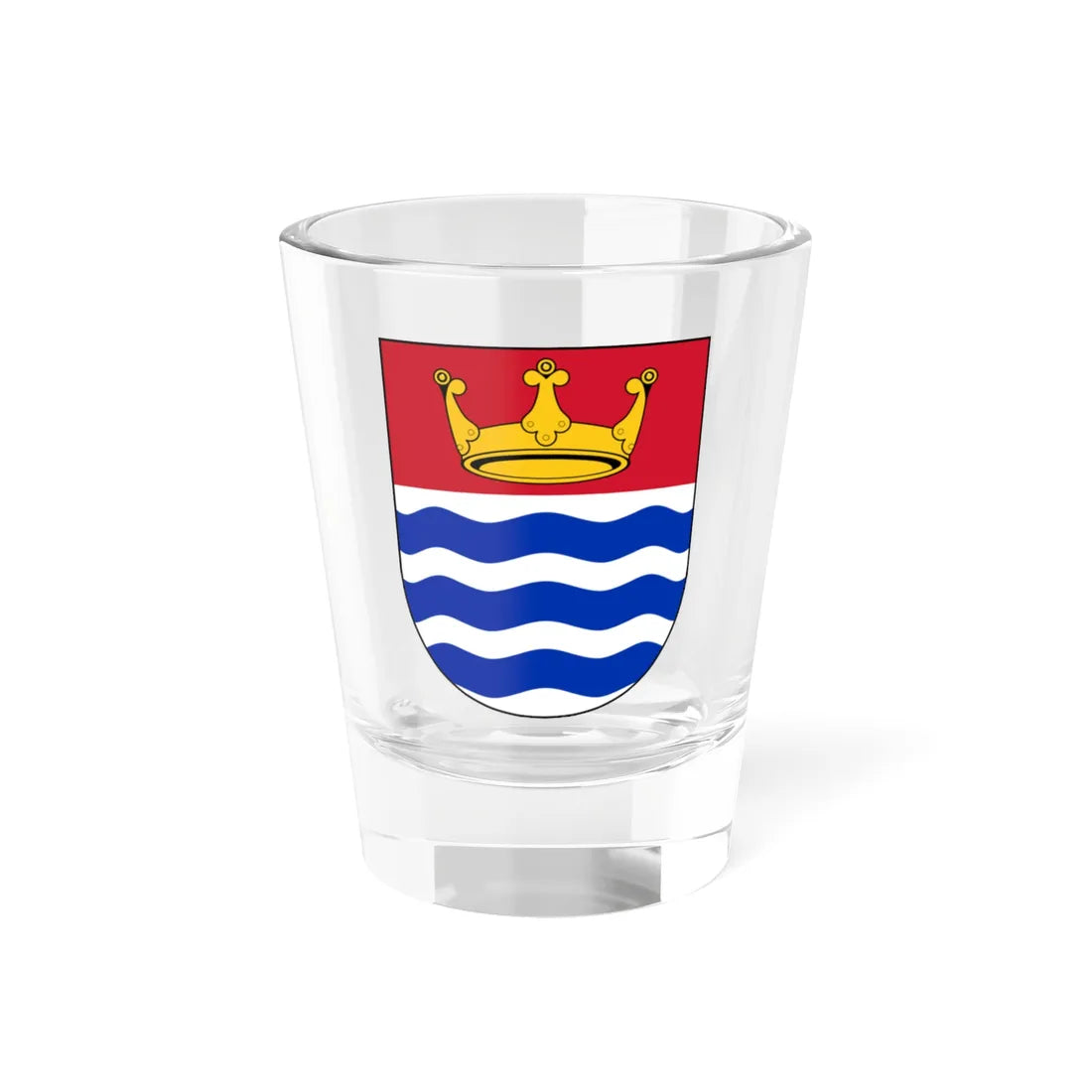 Arms of the Greater London Council (England) (Coat of Arms) Shot Glass 1.5oz 1.5oz - Go Mug Yourself