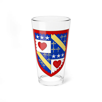 Arms of the House Douglas of Drumlanrig (Scotland) (Coat of Arms) Pint Glass 16oz 16oz - Go Mug Yourself