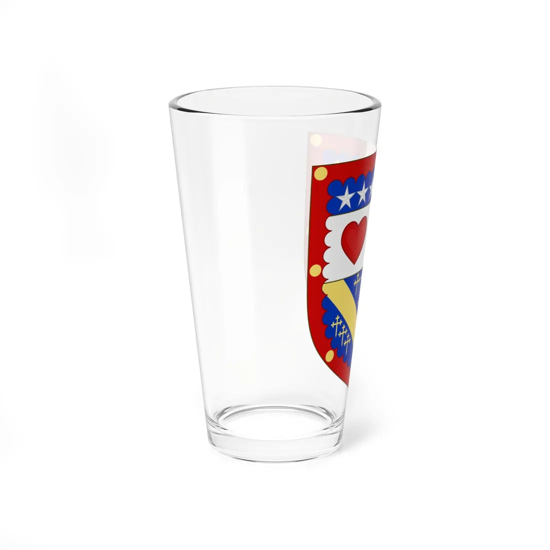 Arms of the House Douglas of Kelhead (Scotland) (Coat of Arms) Pint Glass 16oz - Go Mug Yourself