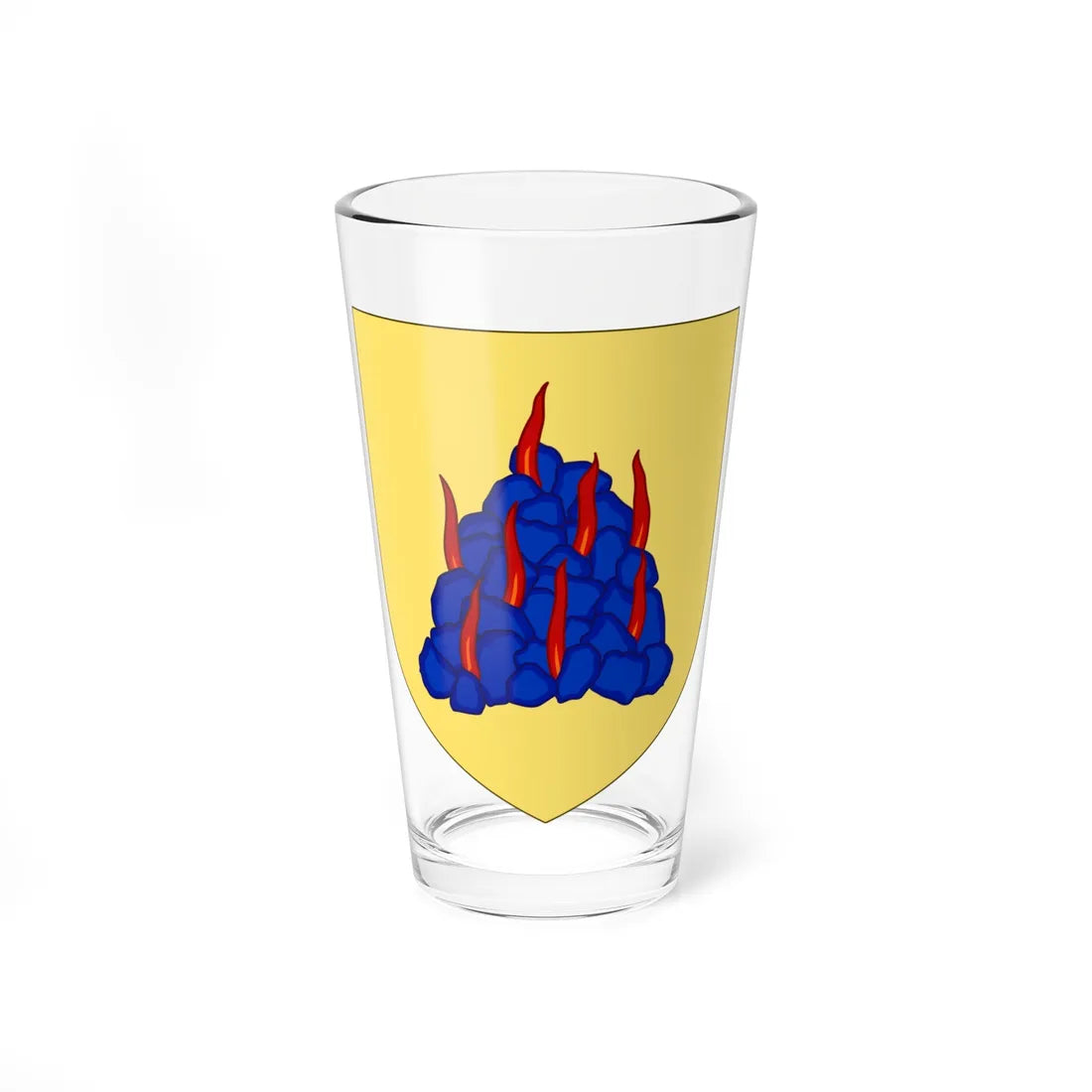 Arms of the House MacLeod of Lewis (Scotland) (Coat of Arms) Pint Glass 16oz 16oz - Go Mug Yourself