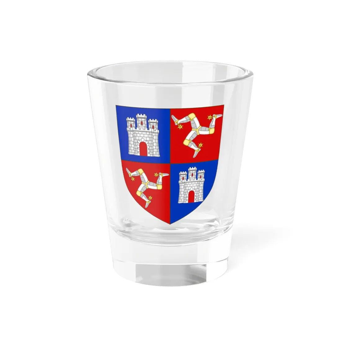 Arms of the House MacLeod of MacLeod (Scotland) (Coat of Arms) Shot Glass 1.5oz 1.5oz - Go Mug Yourself