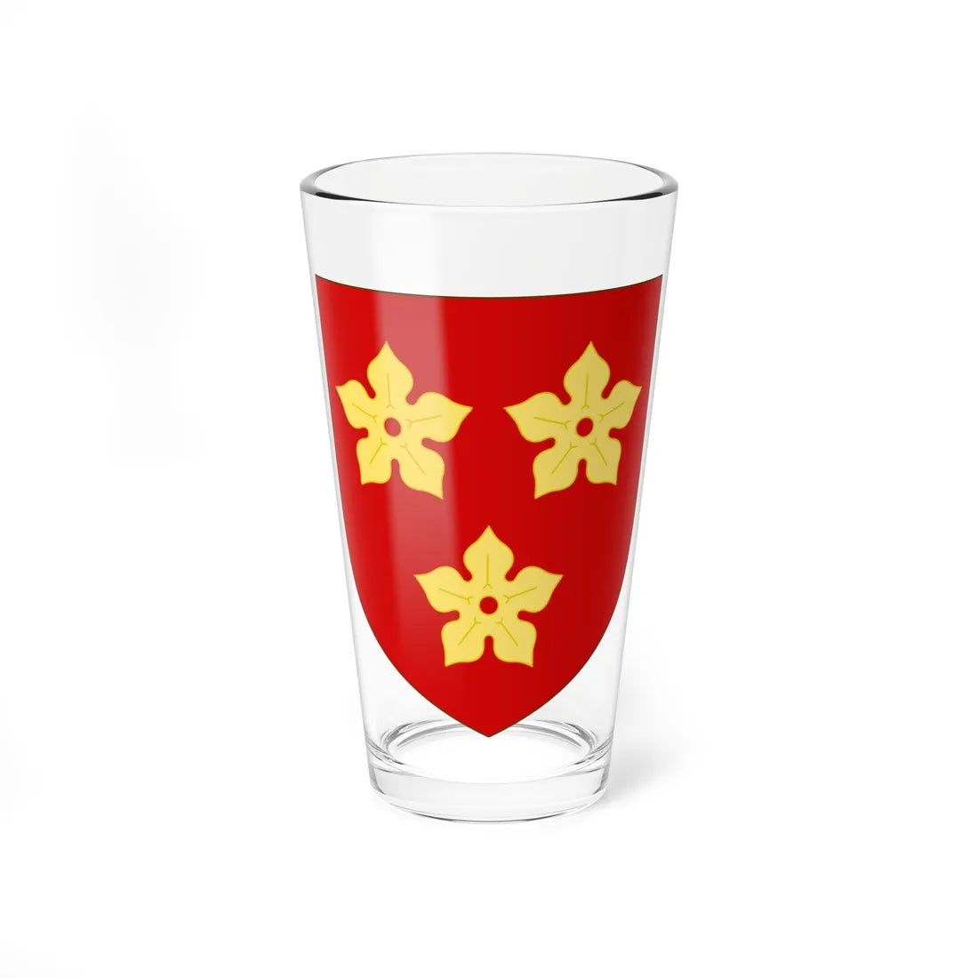 Arms of the House of Arenberg (France) (Coat of Arms) Pint Glass 16oz 16oz - Go Mug Yourself
