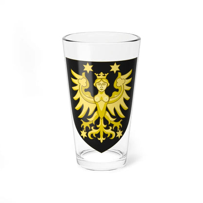 Arms of the house of Cirksena 1 (Denmark) (Coat of Arms) Pint Glass 16oz 16oz - Go Mug Yourself