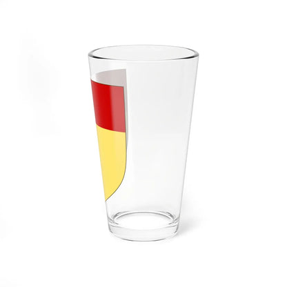 Arms of the house of Clavesana (Italy) (Coat of Arms) Pint Glass 16oz - Go Mug Yourself