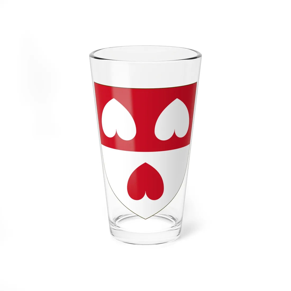 Arms of the house of Colleoni Modern (Italy) (Coat of Arms) Pint Glass 16oz 16oz - Go Mug Yourself