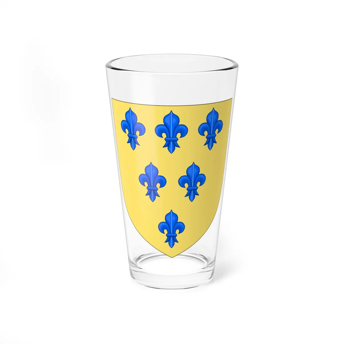 Arms of the House of Farnese (Italy) (Coat of Arms) Pint Glass 16oz 16oz - Go Mug Yourself