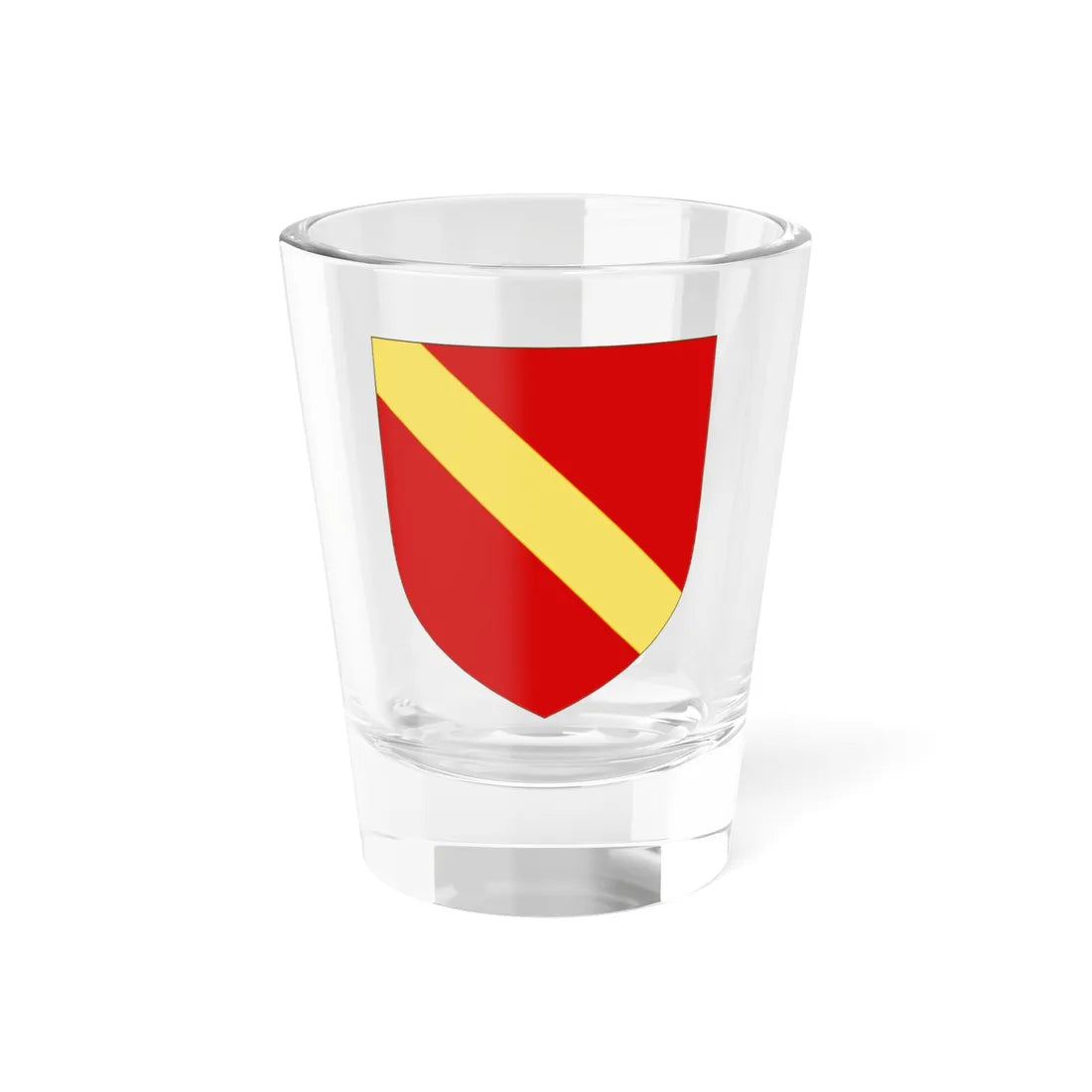 Arms of the House of Hénin-Liétard (France) (Coat of Arms) Shot Glass 1.5oz 1.5oz - Go Mug Yourself