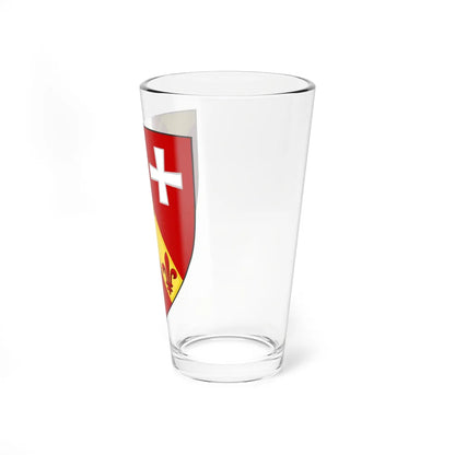 Arms of the House of Hrvatinić (Bosnia and Herzegovina) (Coat of Arms) Pint Glass 16oz - Go Mug Yourself