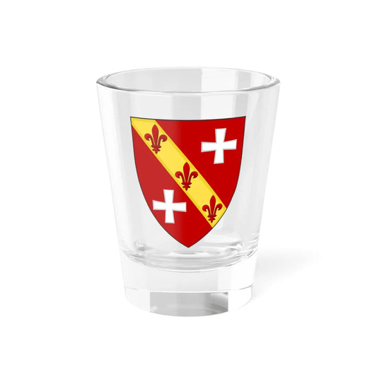 Arms of the House of Hrvatinić (Bosnia and Herzegovina) (Coat of Arms) Shot Glass 1.5oz 1.5oz - Go Mug Yourself