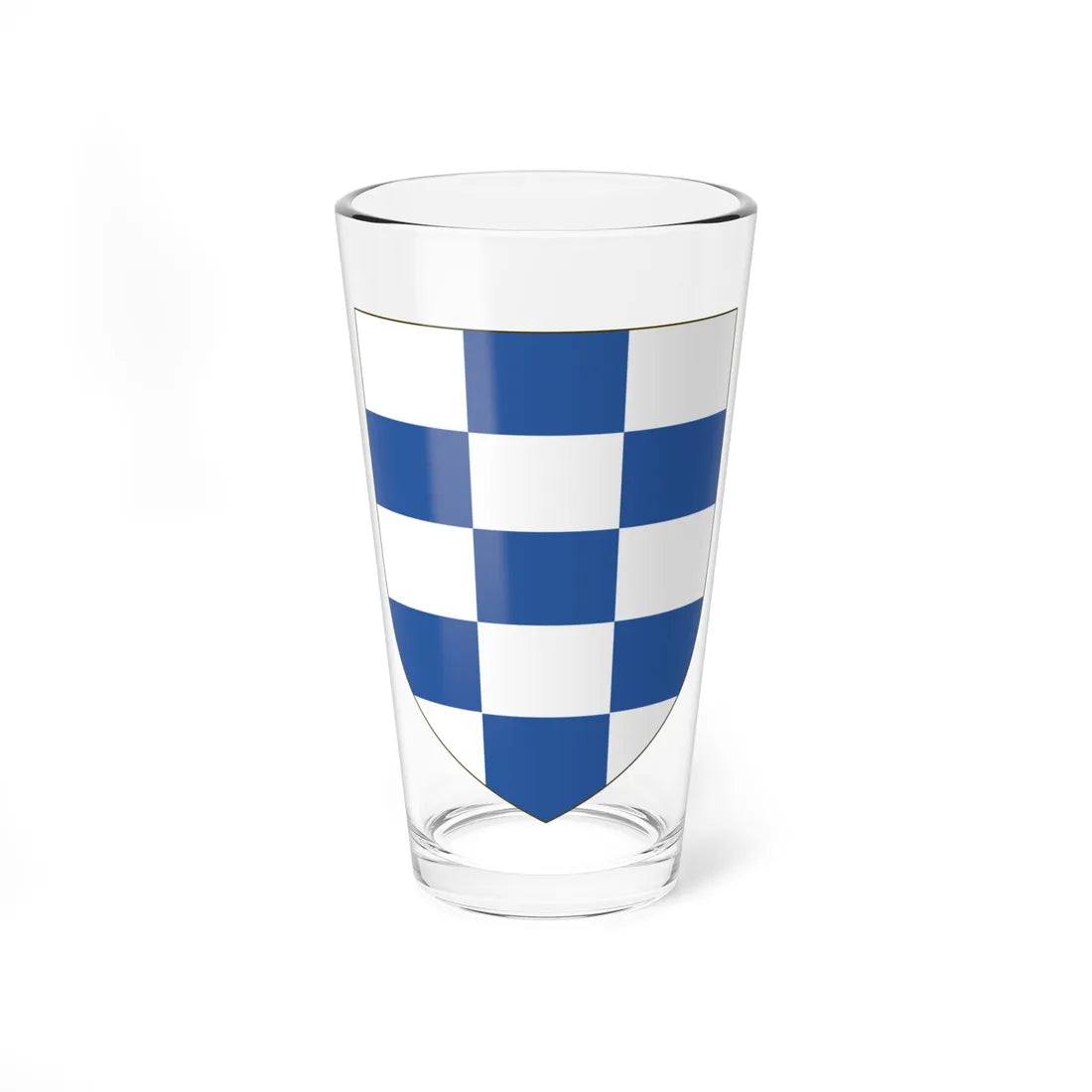 Arms of the House of Álvarez de Toledo Template (Spain) (Coat of Arms) Pint Glass 16oz 16oz - Go Mug Yourself