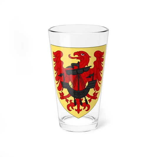 Arms of the House of MacDonald (Scotland) (Coat of Arms) Pint Glass 16oz 16oz - Go Mug Yourself