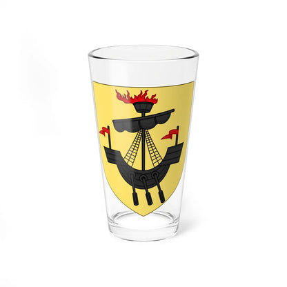 Arms of the House of MacDougall (Scotland) (Coat of Arms) Pint Glass 16oz 16oz - Go Mug Yourself