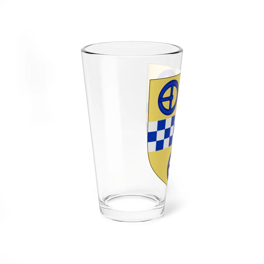 Arms of the House Stewart of Barscube (Scotland) (Coat of Arms) Pint Glass 16oz - Go Mug Yourself