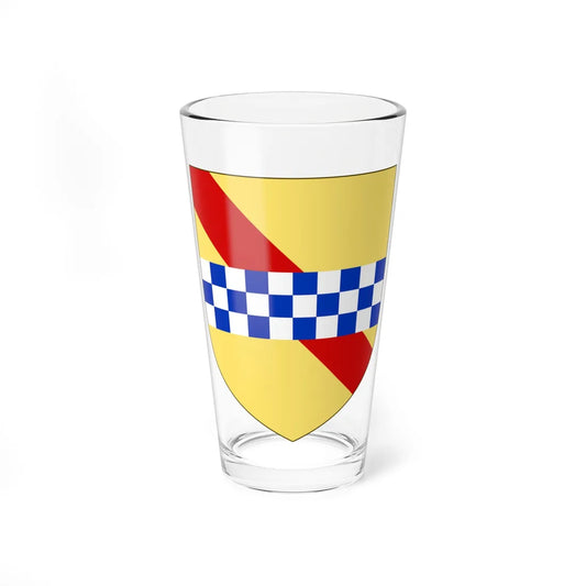 Arms of the House Stewart of Castlemilk (Scotland) (Coat of Arms) Pint Glass 16oz 16oz - Go Mug Yourself