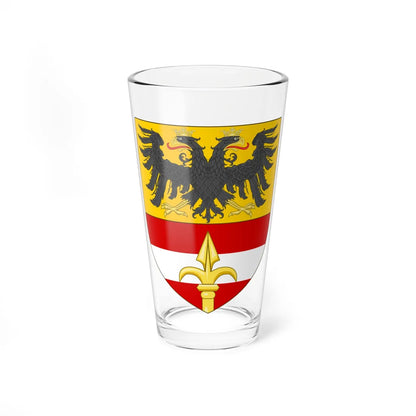 Arms of the Imperial Free City of Trieste (Italy) (Coat of Arms) Pint Glass 16oz 16oz - Go Mug Yourself
