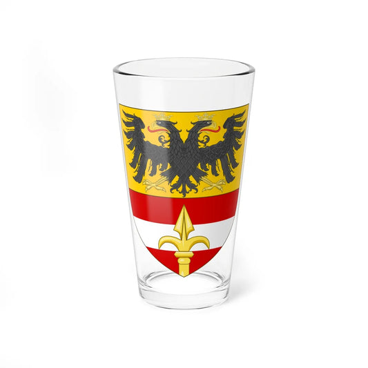 Arms of the Imperial Free City of Trieste (Italy) (Coat of Arms) Pint Glass 16oz 16oz - Go Mug Yourself