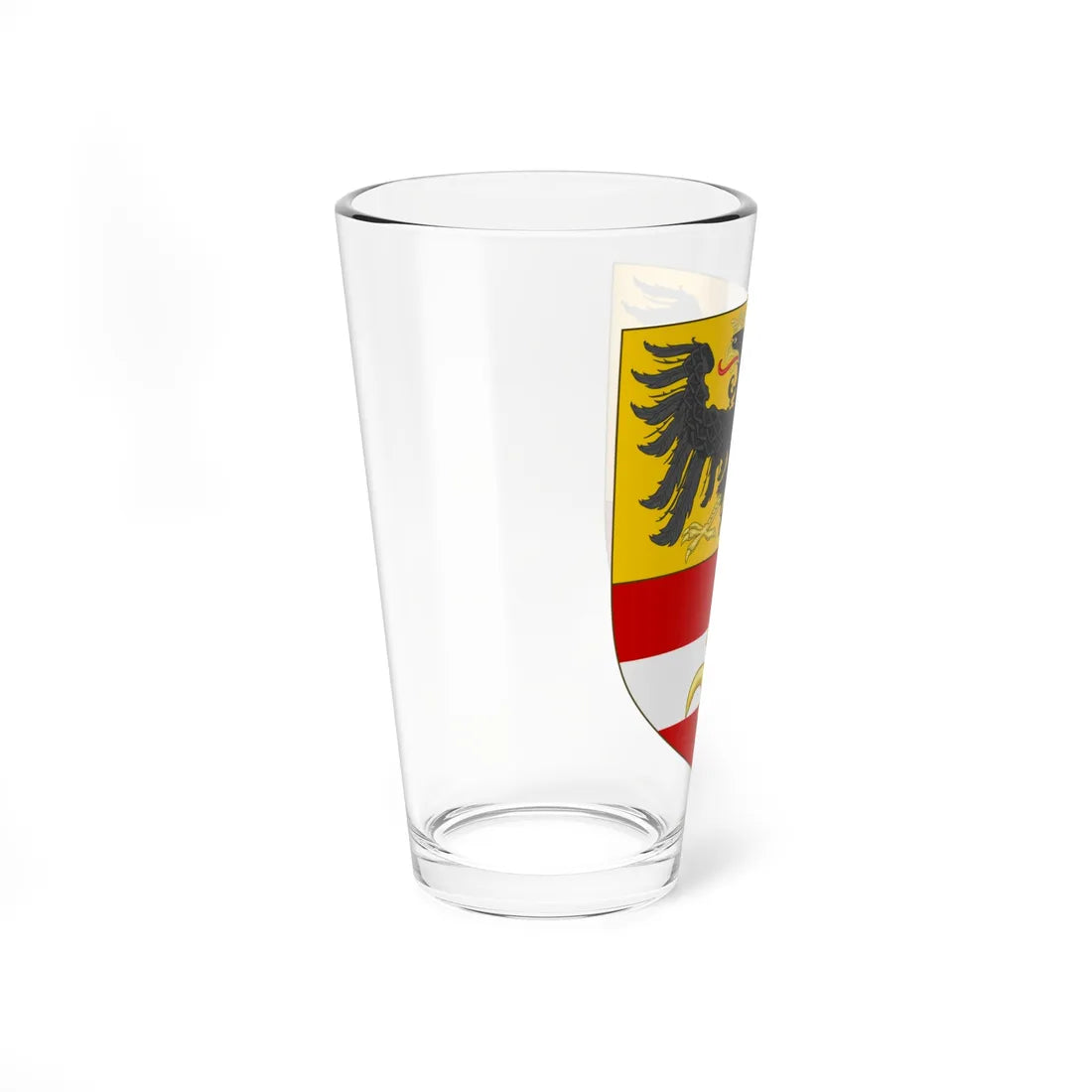 Arms of the Imperial Free City of Trieste (Italy) (Coat of Arms) Pint Glass 16oz - Go Mug Yourself