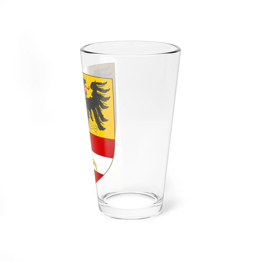 Arms of the Imperial Free City of Trieste (Italy) (Coat of Arms) Pint Glass 16oz - Go Mug Yourself