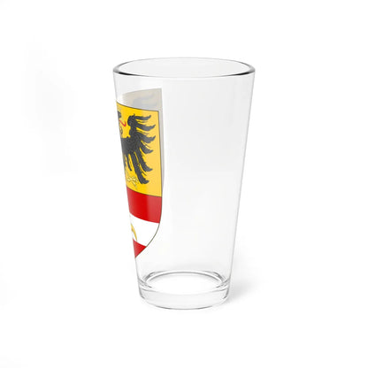 Arms of the Imperial Free City of Trieste (Italy) (Coat of Arms) Pint Glass 16oz - Go Mug Yourself