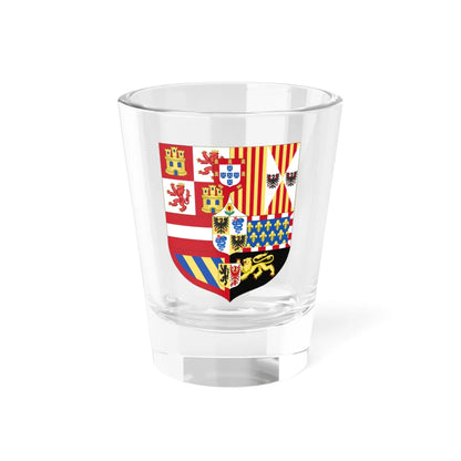 Arms of the King of Spain as Monarch of Milan 1580-1700 (Italy) (Coat of Arms) Shot Glass 1.5oz 1.5oz - Go Mug Yourself