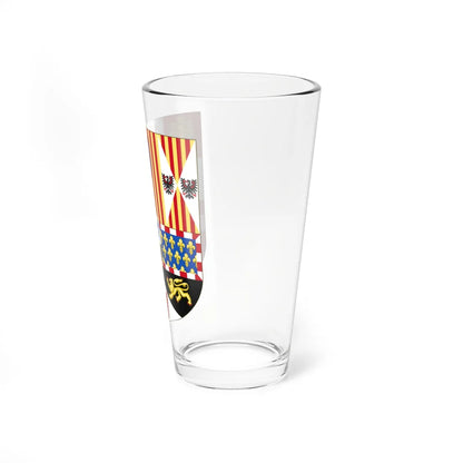 Arms of the King of Spain as Monarch of Milan Philip V 1700 (Spain) (Coat of Arms) Pint Glass 16oz - Go Mug Yourself
