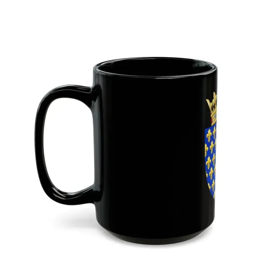 Arms of the Kingdom of France - Black Coffee Mug - Go Mug Yourself