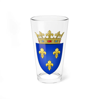 Arms of the Kingdom of France (Moderne) - Pint Glass 16oz-16oz-Go Mug Yourself