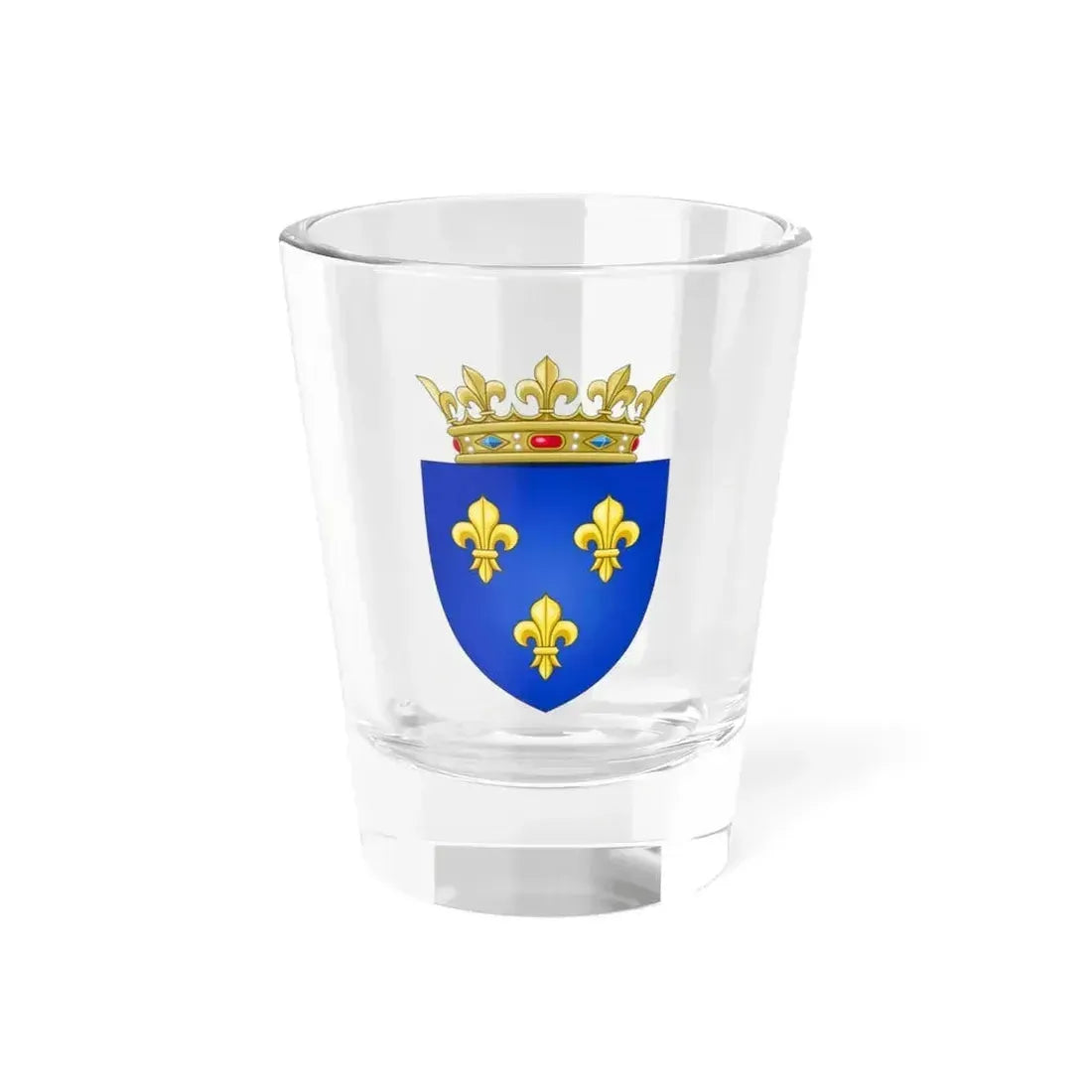 Arms of the Kingdom of France (Moderne) - Shot Glass 1.5oz 1.5oz - Go Mug Yourself