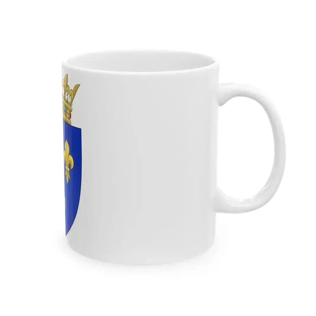 Arms of the Kingdom of France (Moderne) - White Coffee Mug - Go Mug Yourself