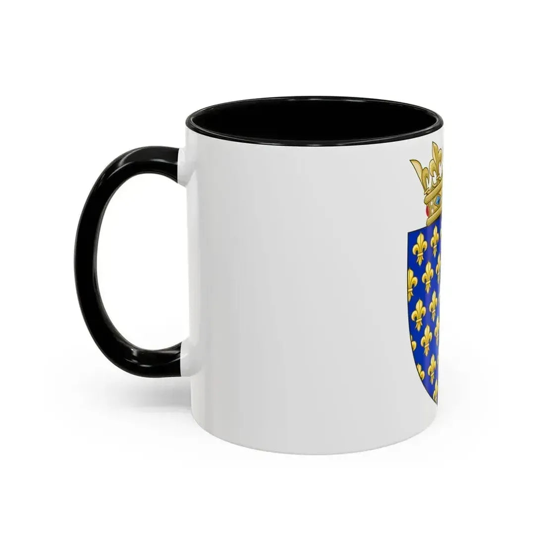 Arms of the Kingdom of France & Navarre - Accent Coffee Mug - Go Mug Yourself