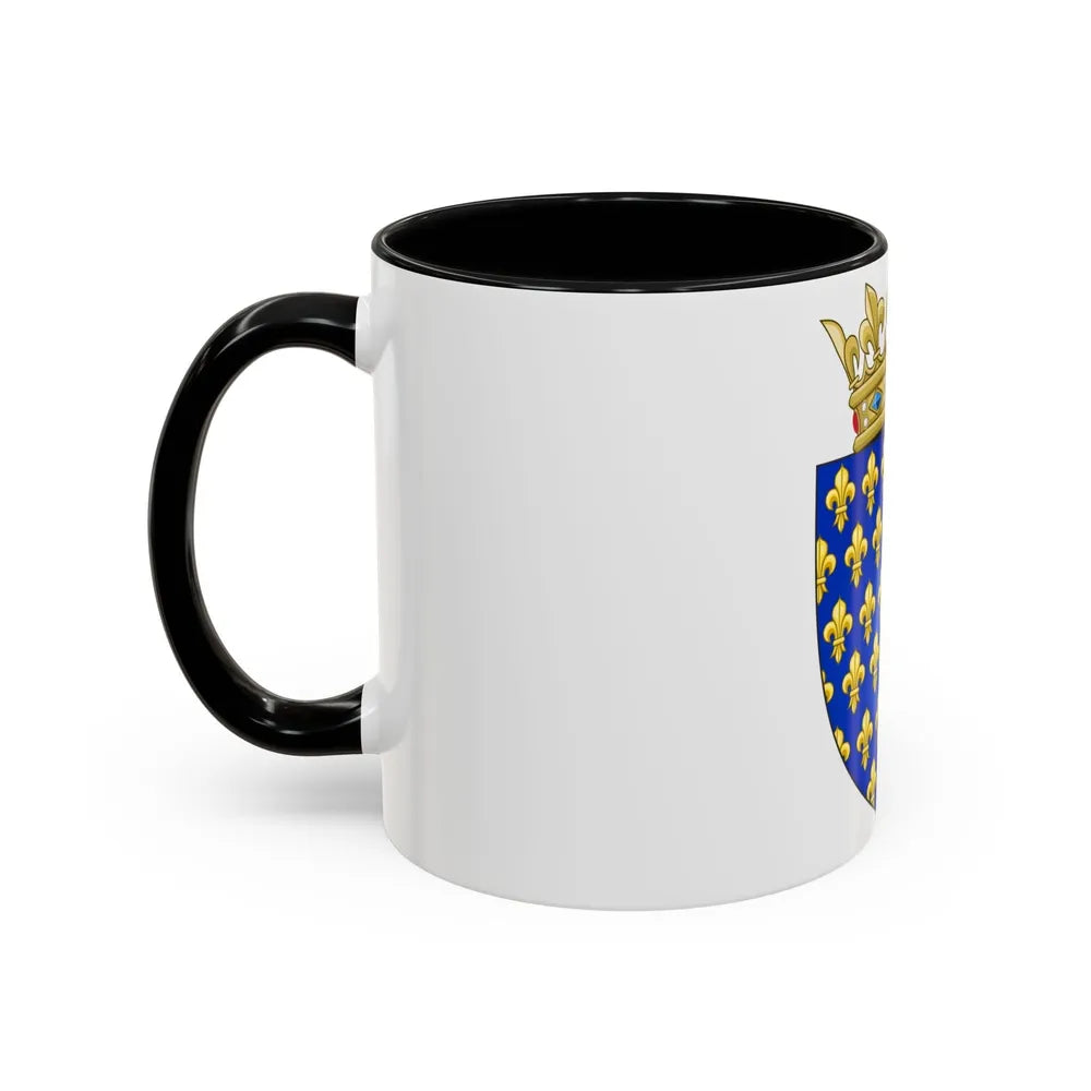 Arms of the Kingdom of France & Navarre - Accent Coffee Mug-Go Mug Yourself