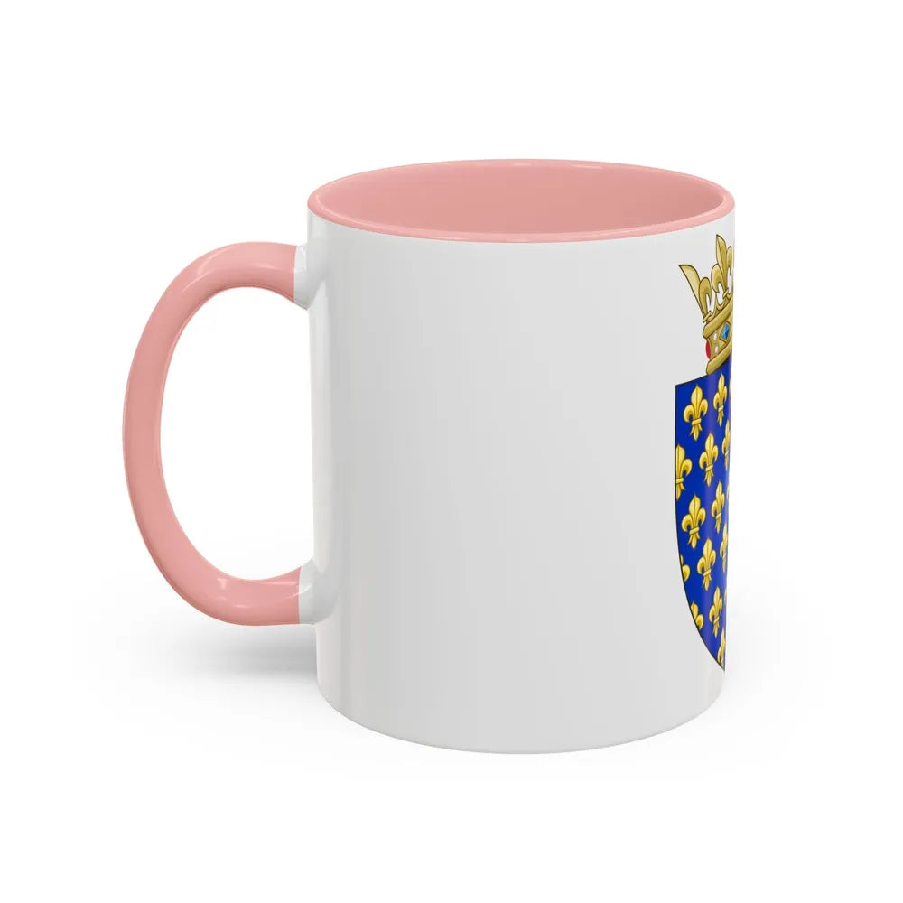 Arms of the Kingdom of France & Navarre - Accent Coffee Mug-Go Mug Yourself