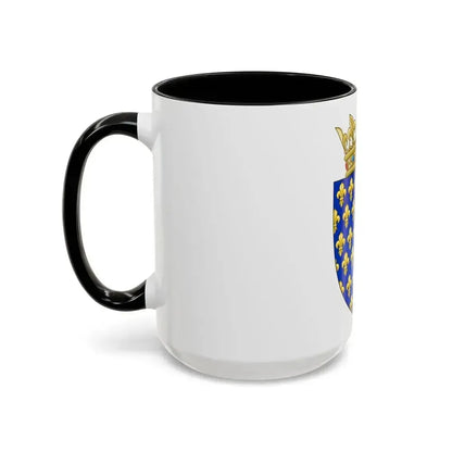 Arms of the Kingdom of France & Navarre - Accent Coffee Mug - Go Mug Yourself