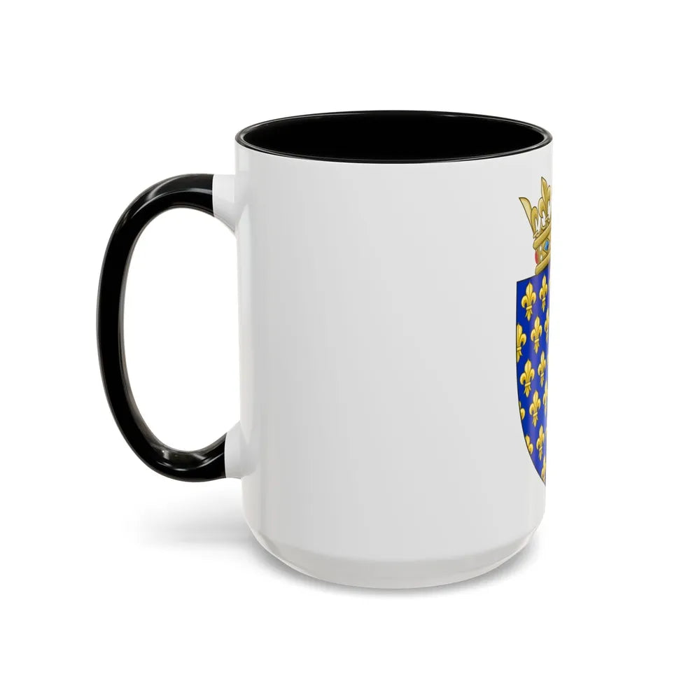 Arms of the Kingdom of France & Navarre - Accent Coffee Mug-Go Mug Yourself