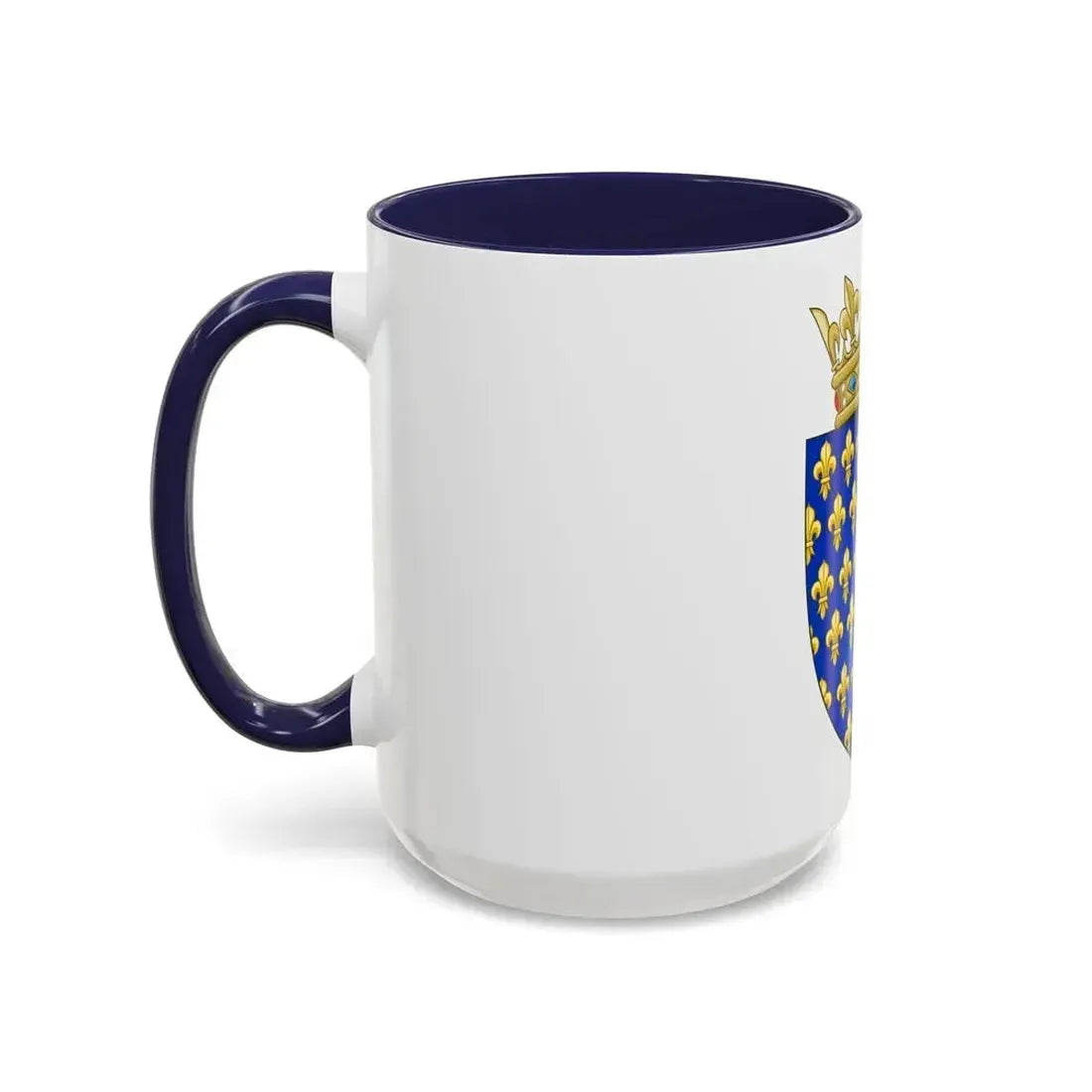 Arms of the Kingdom of France & Navarre - Accent Coffee Mug - Go Mug Yourself