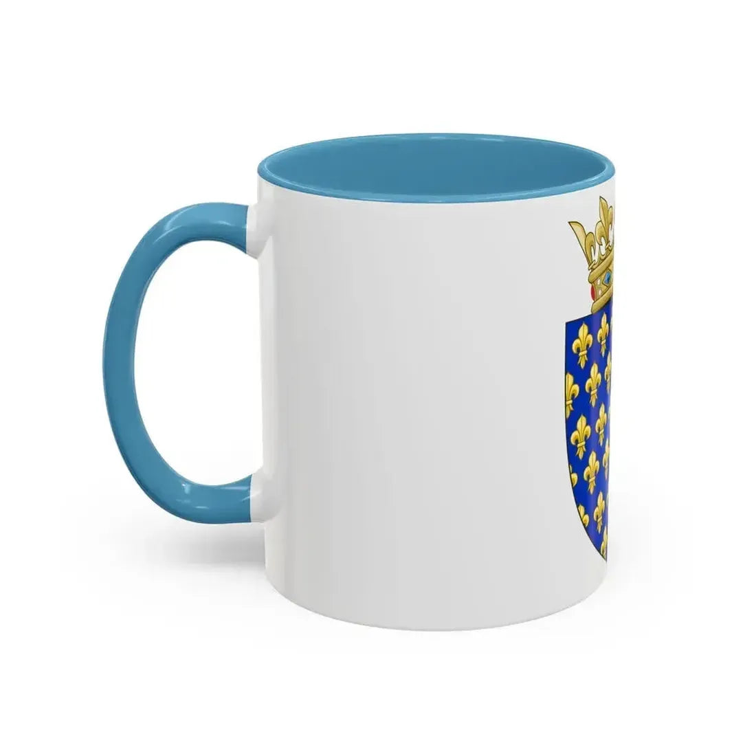 Arms of the Kingdom of France & Navarre - Accent Coffee Mug - Go Mug Yourself