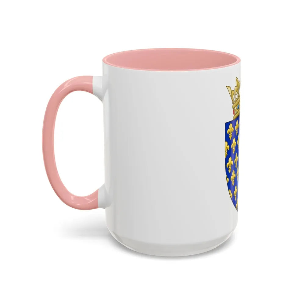 Arms of the Kingdom of France & Navarre - Accent Coffee Mug-Go Mug Yourself